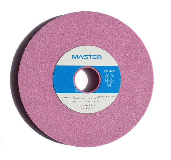 Master Grinding Wheel 180 x 13 x 31.75mm PA60 K8V - with storage box